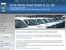 Tablet Screenshot of maler-knief.de
